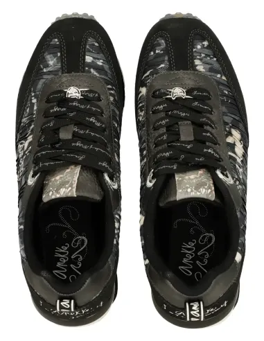 Sabatilles Negre Sola Multicolor Anekke Real