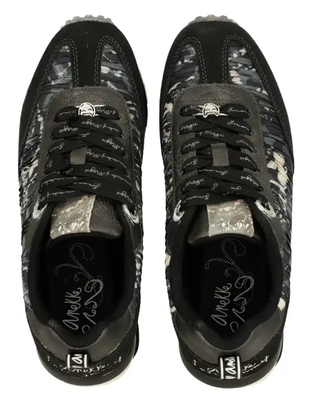 Sabatilles Negre Sola Multicolor Anekke Real