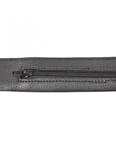 Cinturón de Hombre 34 mm, Tagar - de Piel con Cremallera para billetes