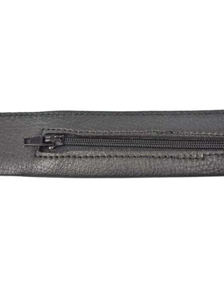 Cinturón de Hombre 34 mm, Tagar - de Piel con Cremallera para billetes