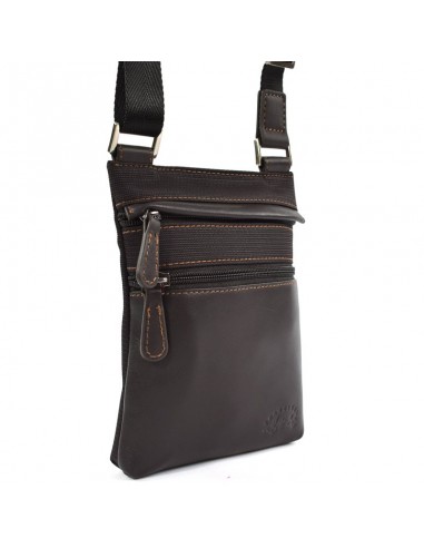 Bolsa Tiracolo Plana Francinel - PORTO combinado lona e couro