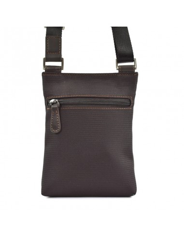 Bandolera Plana de Hombre, Francinel - PORTO, combinado Lona y Piel