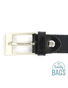 Cinturó de Dona Tagar - de Pell amb Furats amb forma de Rombes 2