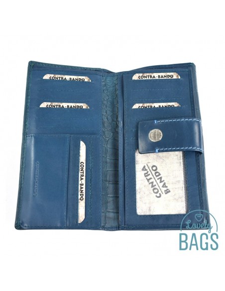 Cartera Gran Contra-Bando - NIEVE amb Pell de Boví