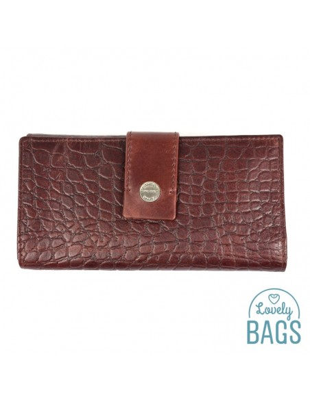 Carteira Grande de pele contra-Bando - Nieve