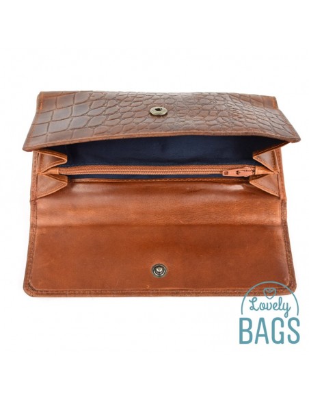 Carteira Grande de pele contra-Bando - Nieve