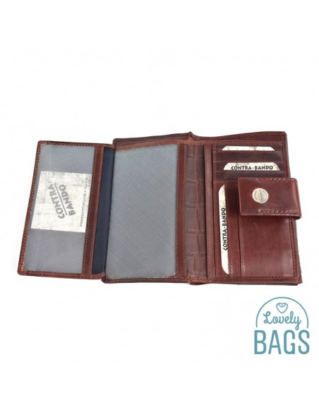 Cartera pell Contra-Bando - Nieve