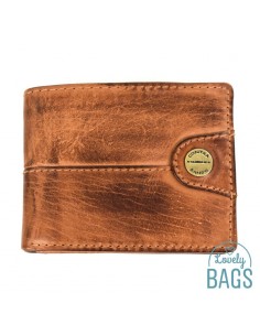 Billetera Americana de Hombre, Contra-Bando - COLADA, hecha en Piel