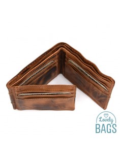 Billetera Americana de Hombre, Contra-Bando - COLADA, hecha en Piel 2