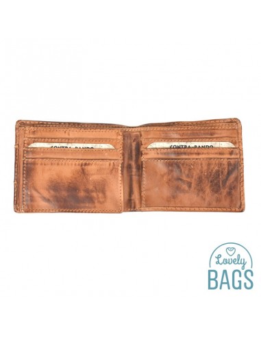 Billetera Americana de Hombre, Contra-Bando - COLADA, hecha en Piel