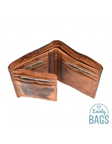 Cartera billetera Contra-Bando - COLADA,  Piel de Vacuno