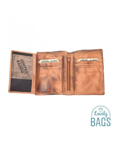 Cartera billetera Contra-Bando - COLADA,  Piel de Vacuno