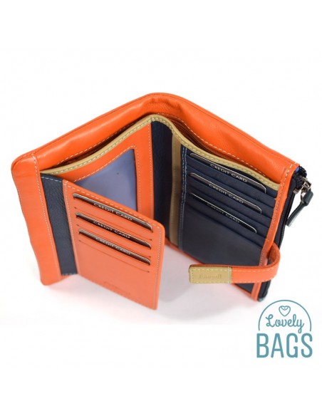 Carteira Grande Adapell - Couro macio