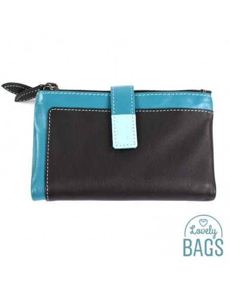 Cartera de piel Adapell - Con 2 cremalleras