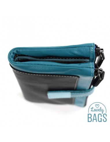 Cartera de piel Adapell - Con 2 cremalleras