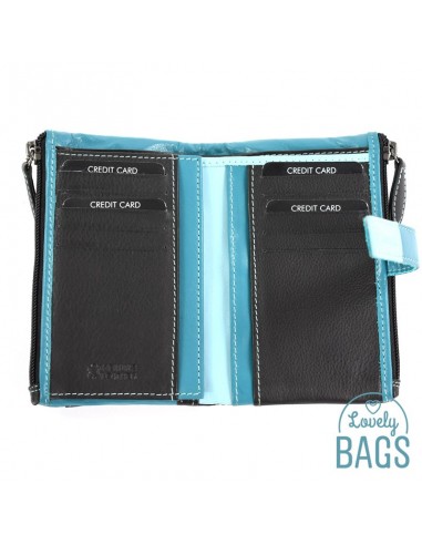 Cartera de piel Adapell - Con 2 cremalleras