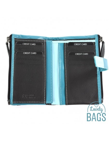 Cartera de piel Adapell - Con 2 cremalleras