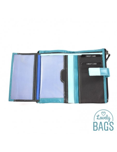 Cartera de piel Adapell - Con 2 cremalleras