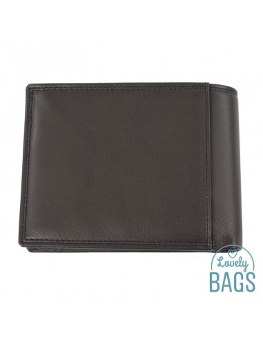 Cartera Americana de hombre con departamento secreto para billetes, Francinel - VENISE en Piel de Vaca