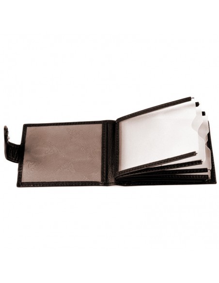 Tarjetero americano con cierre, LUGUPELL - NAPPA/BOX, hecho en Piel