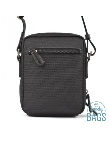 Bolsa Tiracolo Pequena de homem Francinel - Porto, lona combinado com couro