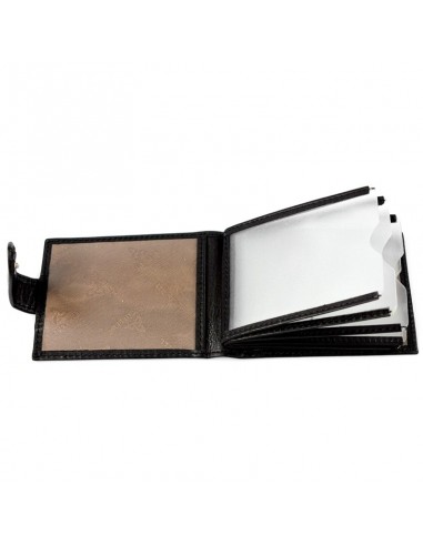 Tarjetero americano con cierre, LUGUPELL - NAPPA/BOX, hecho en Piel