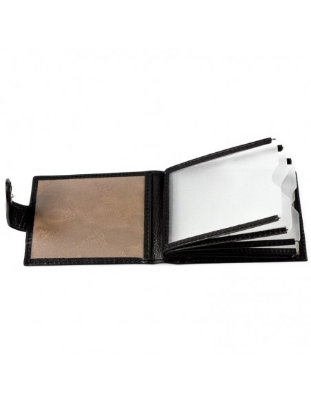 Tarjetero americano con cierre, LUGUPELL - NAPPA/BOX, hecho en Piel