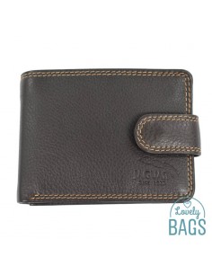 Cartera Americana d'Home amb tanca, JAGUAR - BOSTON amb Pell