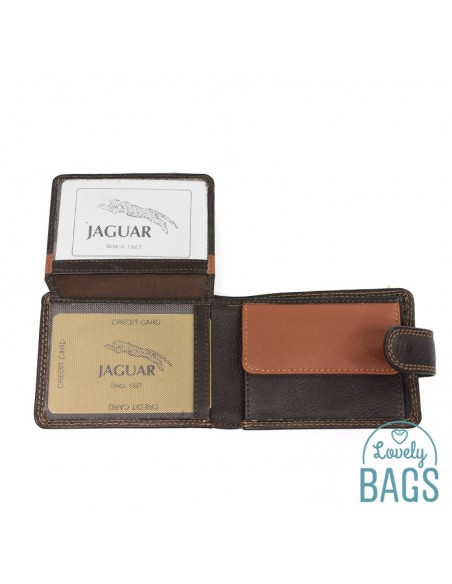 Cartera Americana de Hombre con cierre, JAGUAR - BOSTON en piel
