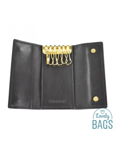 Carteira porta 6 chaves Ramito - Seda, pele