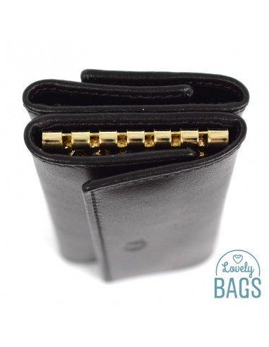 Llavero doble para 12 llaves Ramito - Seda, en piel de alta calidad