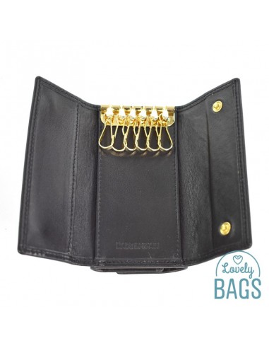 Carteira porta 12 chaves Ramito - Seda em pele