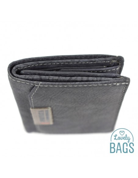 Cartera de Hombre con monedero, PRIVATA - LABEL en Piel