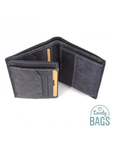 Cartera de Hombre con monedero, PRIVATA - LABEL en Piel