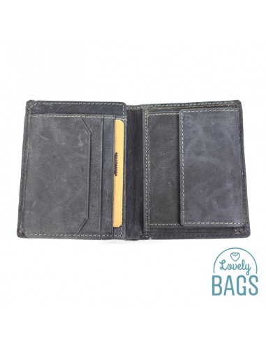 Cartera de Hombre con monedero, PRIVATA - LABEL en Piel