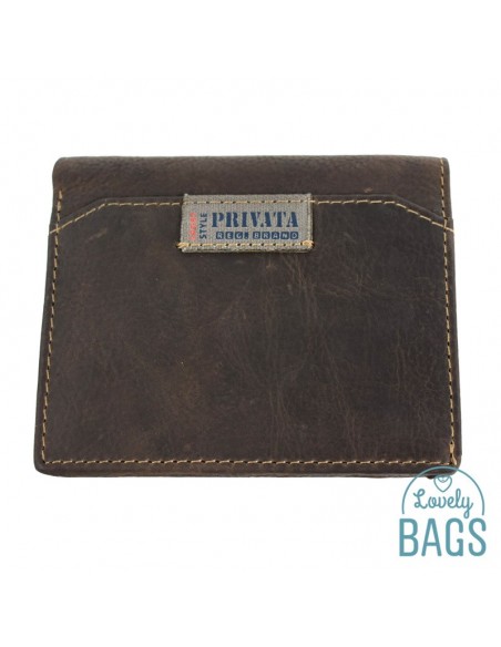 Carteira de Homem com porta moedas Privata - Label