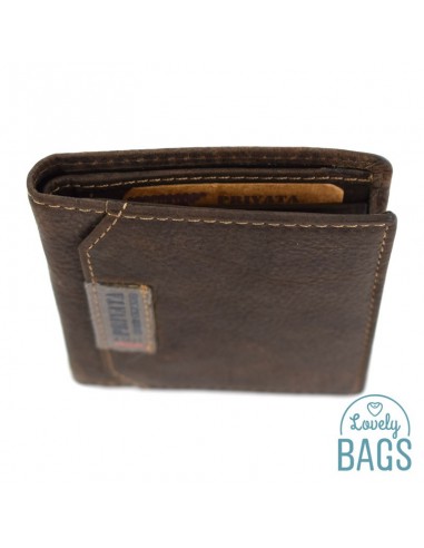 Cartera con tarjetero de Hombre Privata - Label en Piel