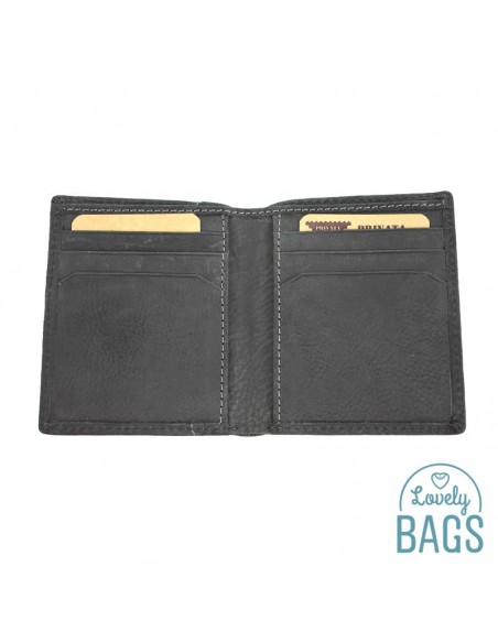 Cartera con tarjetero de Hombre Privata - Label en Piel