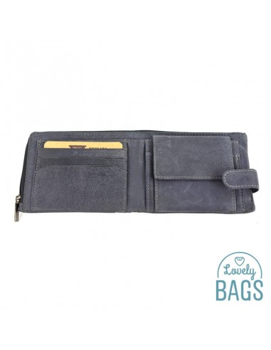 Cartera Americana de Hombre con cierre, PRIVATA - LABEL en Piel