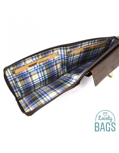 Cartera Americana de Hombre con cierre, PRIVATA - LABEL en Piel