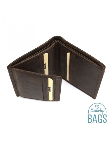 Cartera Targeter d'Home, PRIVATA - METAL amb Pell