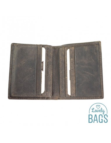 Cartera Targeter d'Home, PRIVATA - METAL amb Pell