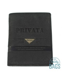 Cartera Targeter d'Home, PRIVATA - METAL amb Pell 2