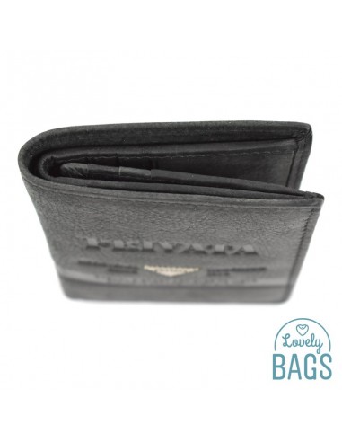 Cartera Targeter d'Home, PRIVATA - METAL amb Pell