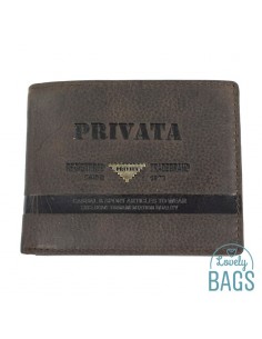 Carteira Americana de Homem Privata - Metal