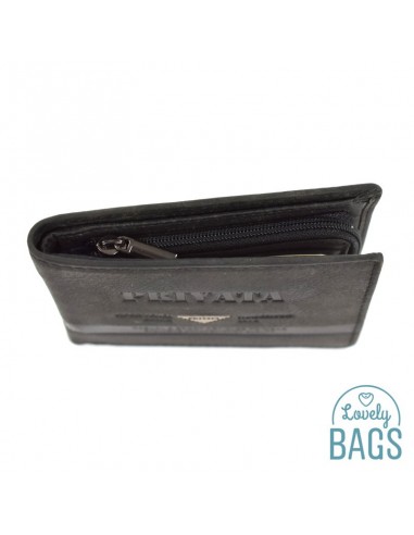 Cartera Americana d'Home, PRIVATA - METAL amb Pell