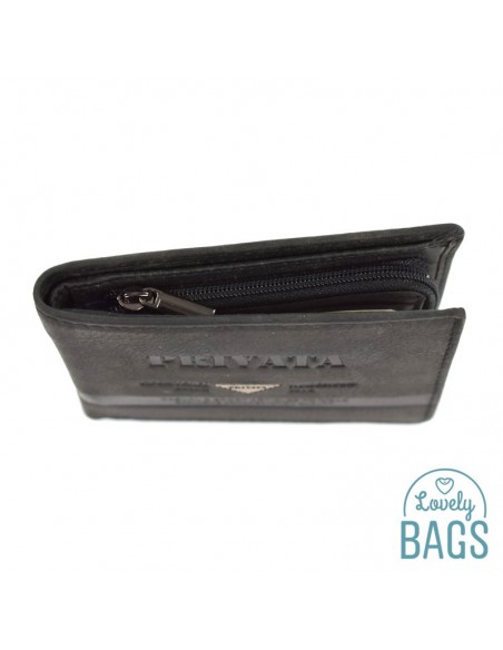 Cartera Americana d'Home, PRIVATA - METAL amb Pell