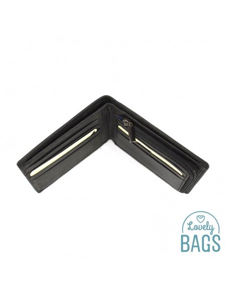 Cartera Americana d'Home, PRIVATA - METAL amb Pell