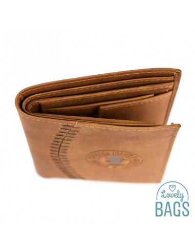 Cartera de piel con monedero Coronel Tapioca - NOBUCK