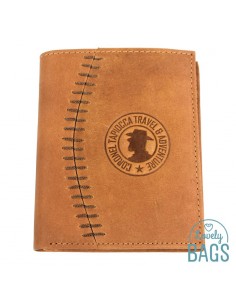 Cartera de piel con monedero Coronel Tapioca - NOBUCK